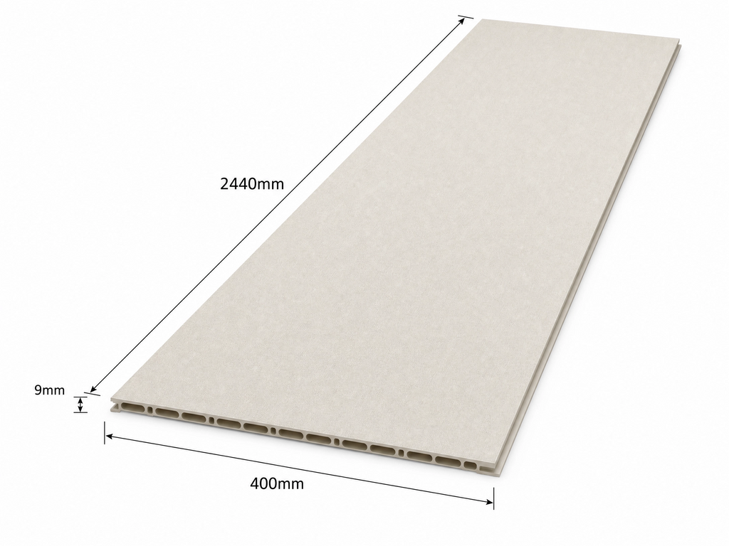 PVC Flat Wall Panel-Dark Grey