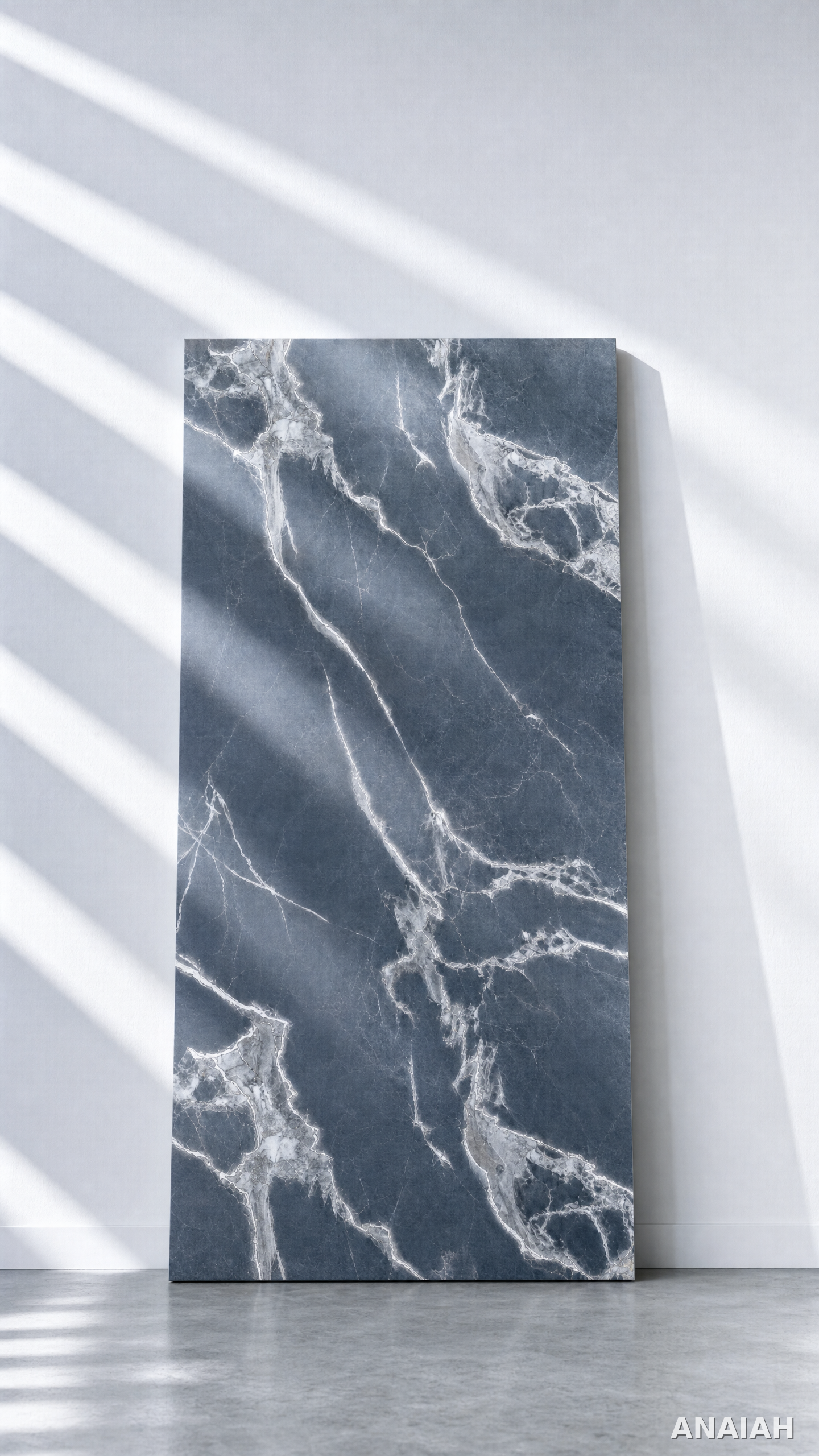 Gloss Sintered Stone Panel - Blue