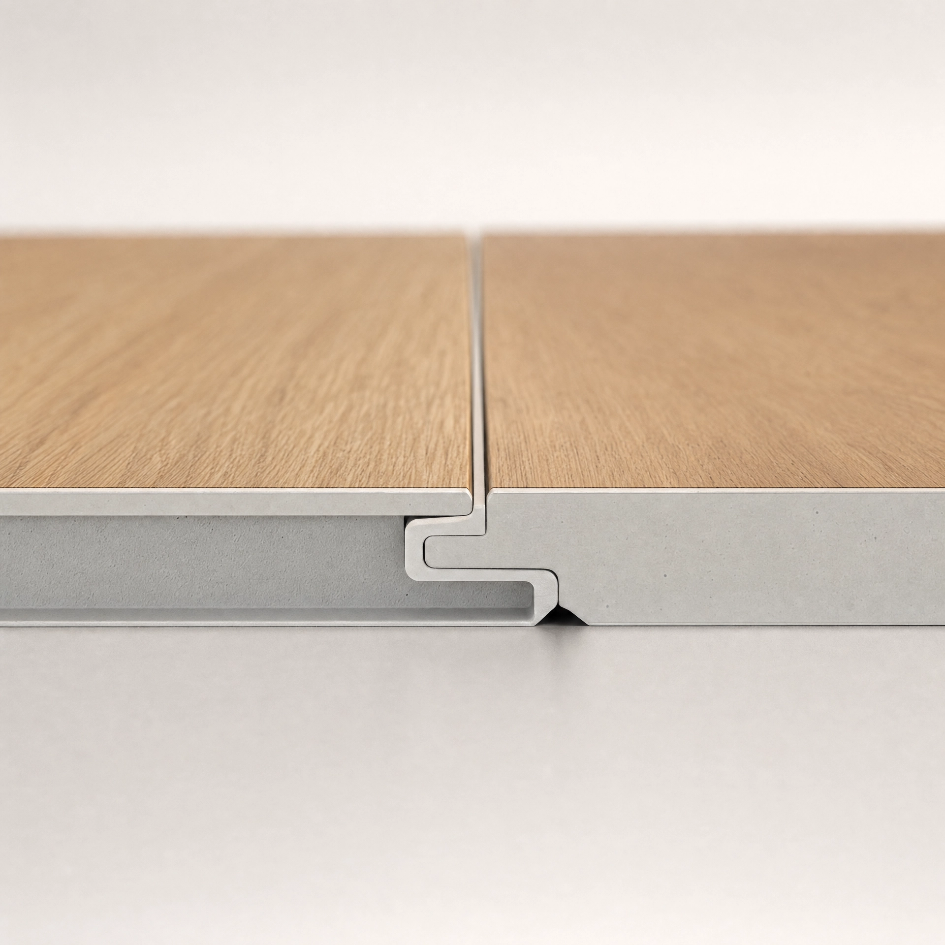 PVC Flat Floor Panel-Light Oak
