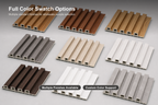 Natural Oak Hollow PVC Fluted Wall Panel
