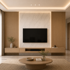 Natural Oak Fluted PVC Wall Panel