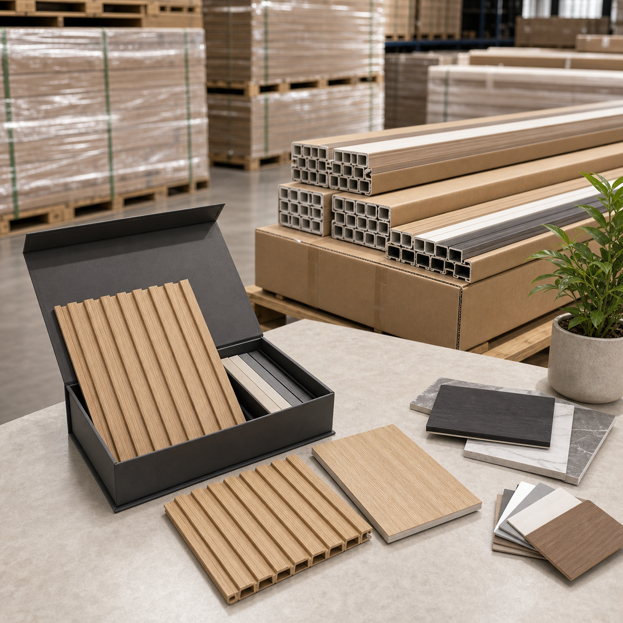 Natural Oak Fluted PVC Wall Panel