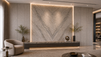 PVC Flat Wall Panel-Dark Grey