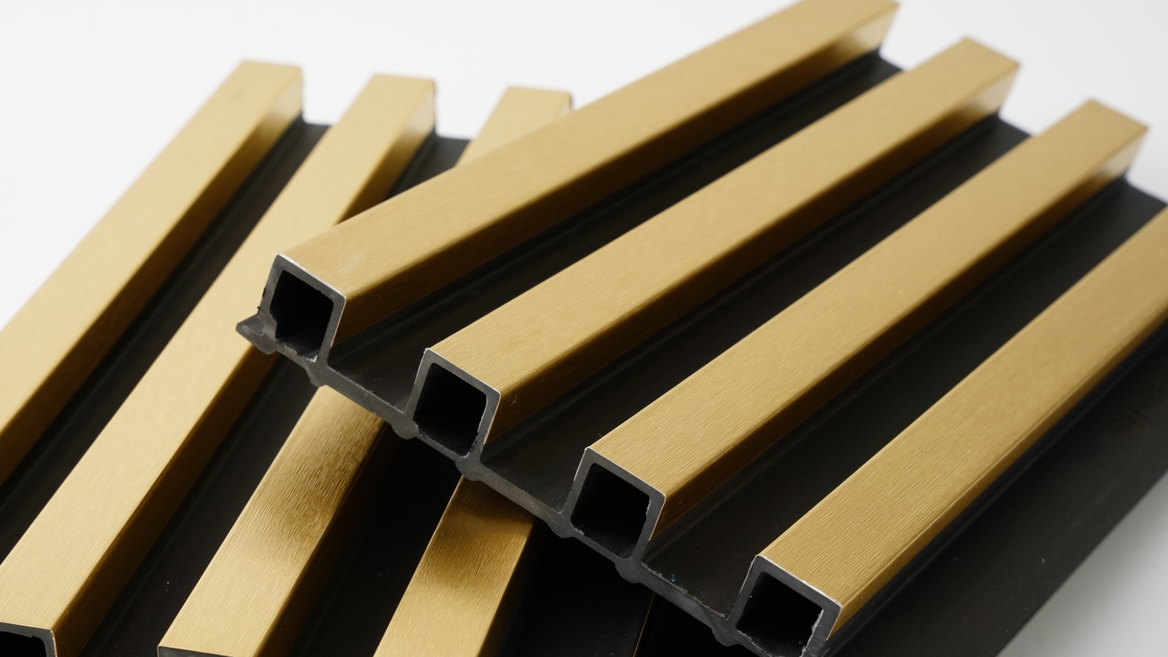 Square Flute Panel-Gold