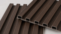 Square Flute Panel-Dark Walnut