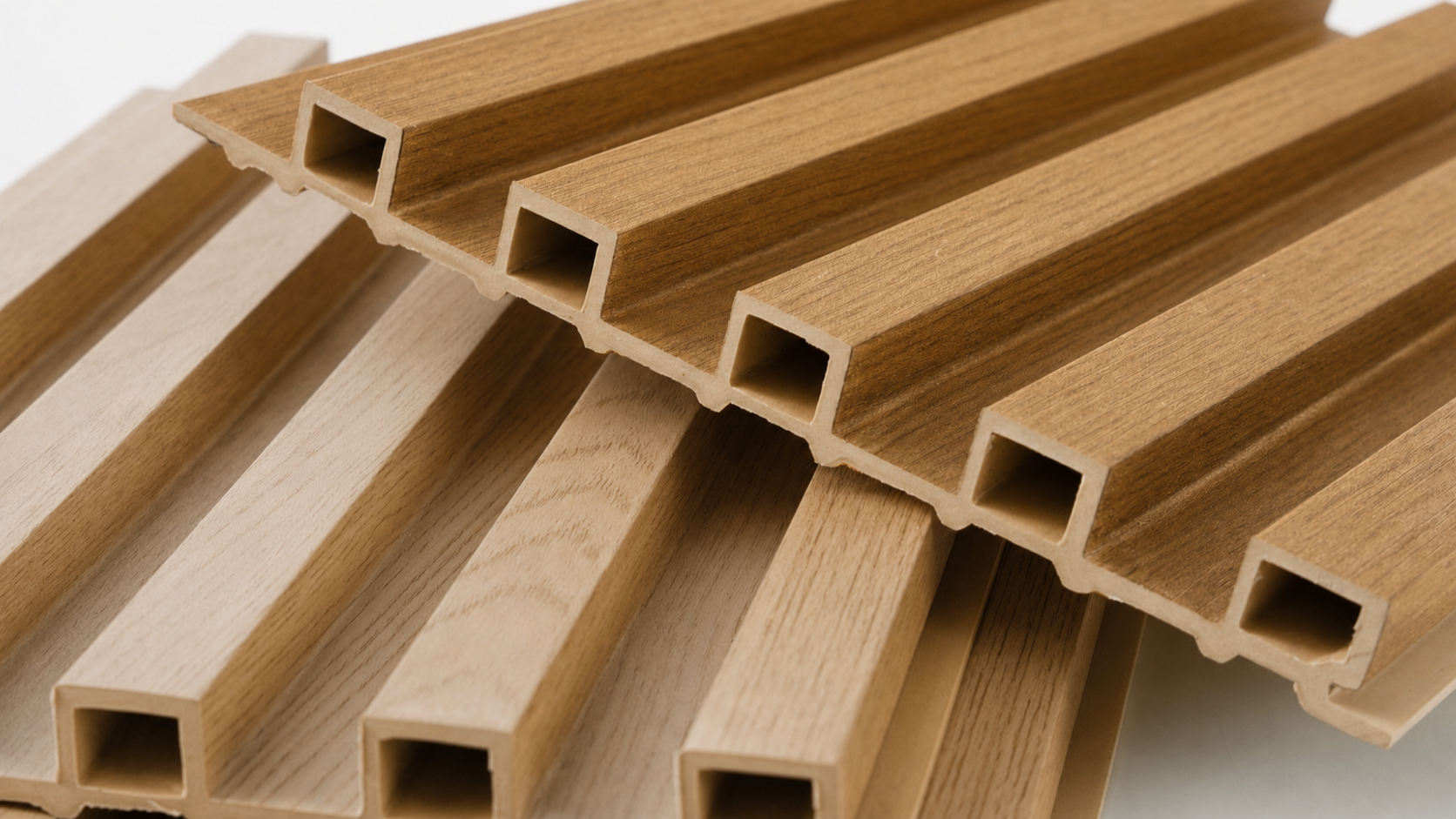Square Flute Panel-Teak